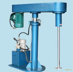 高精密阀体与液压升降设计 探索谷瀑环保指甲油高速分散机的高清细节